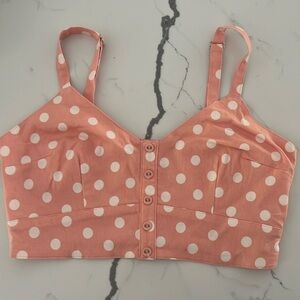 Forever 21 adjustable strap halter top.